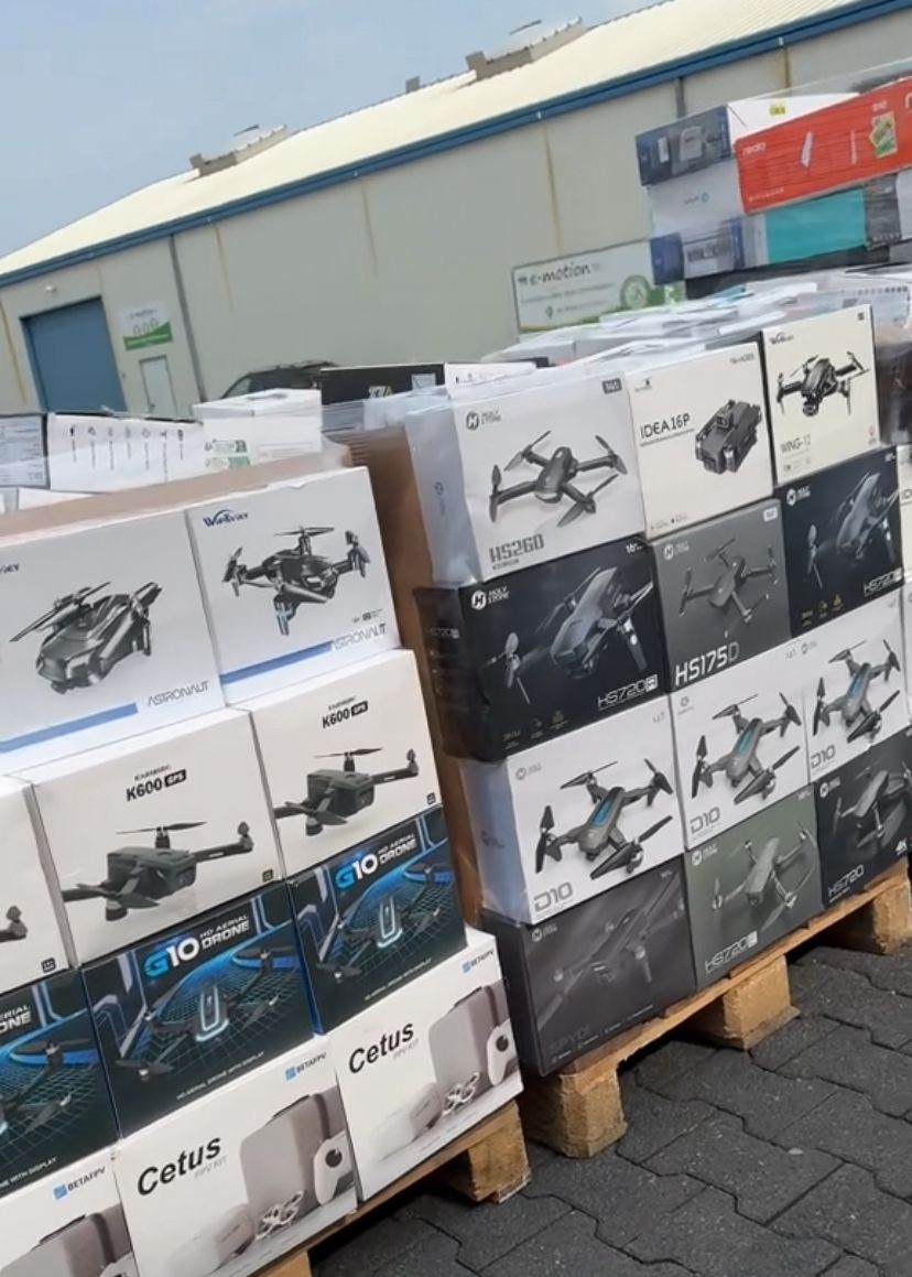 Palette de 65 à 80 drones dernière génération – Caméra HD/4K, retour auto & pliable – 72 pièces – Grade A — photo 2