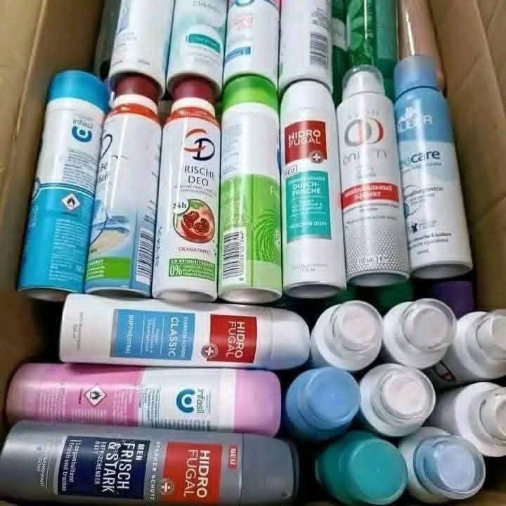 Pallet of spray deodorants and antiperspirants – Top hygiene & body care brands – 600 to 800 pieces – Grade A