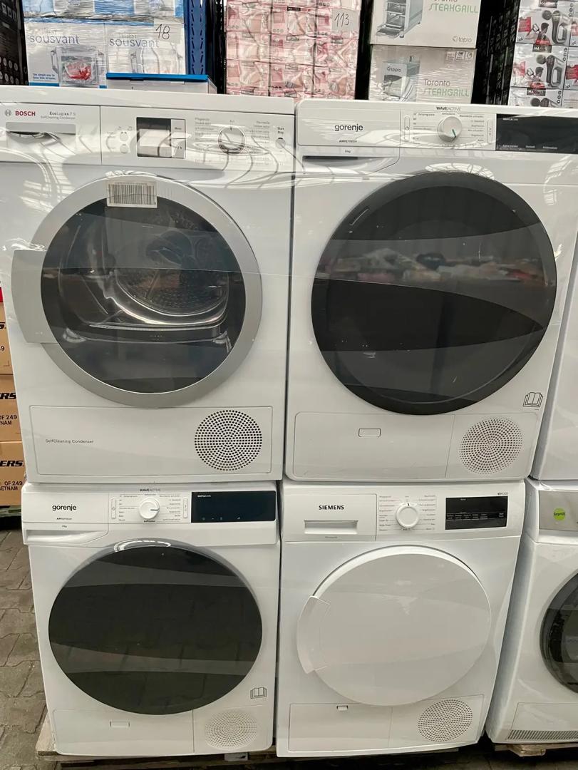 Palette de 4 sèche-linge à condensation de grandes marques – Bosch, Siemens, Gorenje – Hublot large – 4 pièces – Grade A/B — photo 4